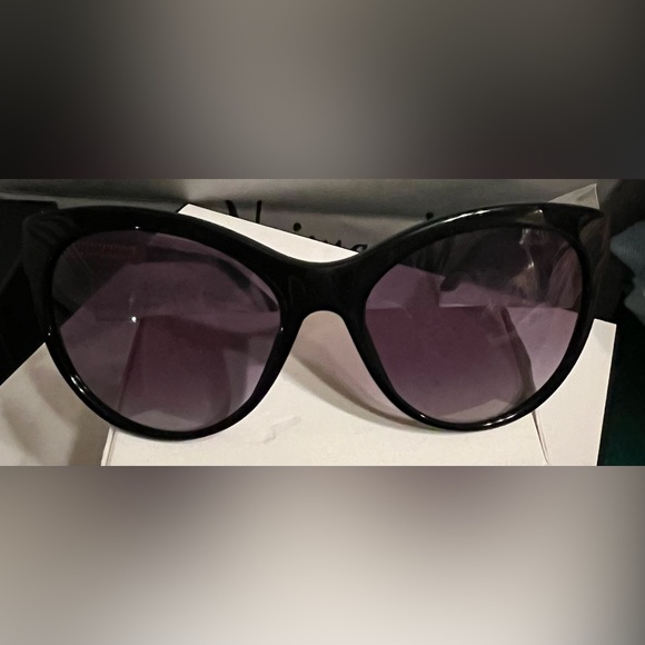 Versace Black Cat-Eye Sunglasses